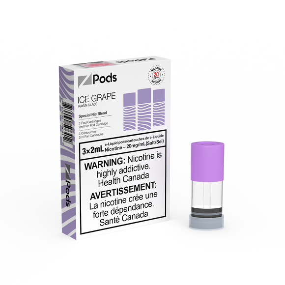Zpods Ice Grape 20mg(Provincial)