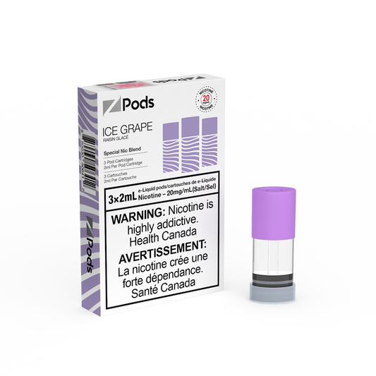 Zpods Ice Grape 20mg(Provincial)