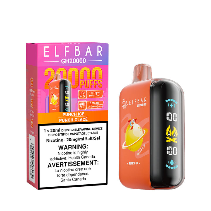 Elf Bar GH20k Punch Ice 20mg Disposable (Provincial)