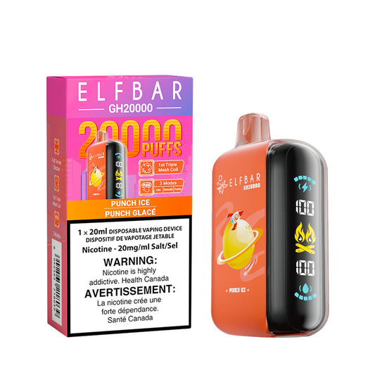 Elf Bar GH20k Punch Ice 20mg Disposable (Provincial)