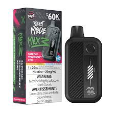 Flavour Beast Mode Max 3 60K Supreme Strawberry Kiwi Iced 20mg/mL disposable (Provincial)