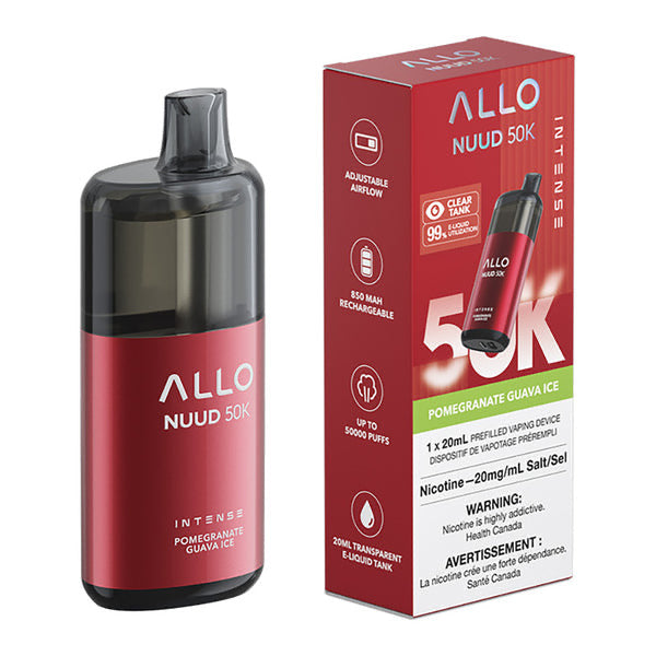 Allo 50k Juicy Pomegranate guava ice 20mg disposable (provincial)