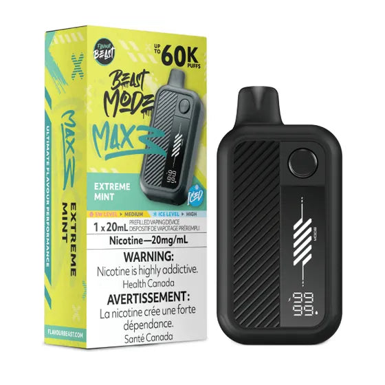 Flavour Beast Mode Max3 60K Extreme Mint Ice 20mg/mL Disposable (Provincial)