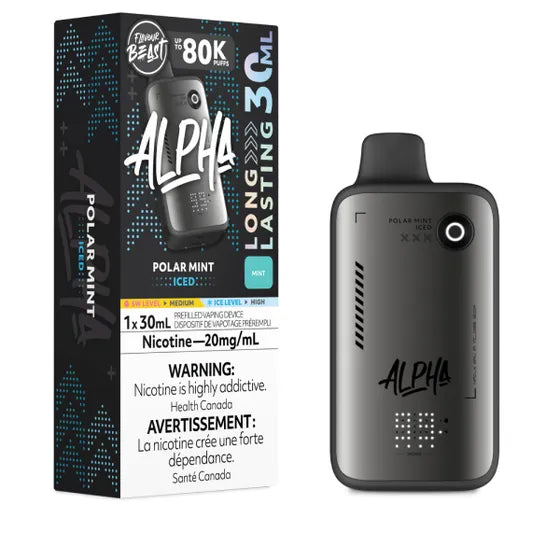 Flavour Beast Alpha Polar Mint Iced 80K 20mg/ml disposable (Provincial)