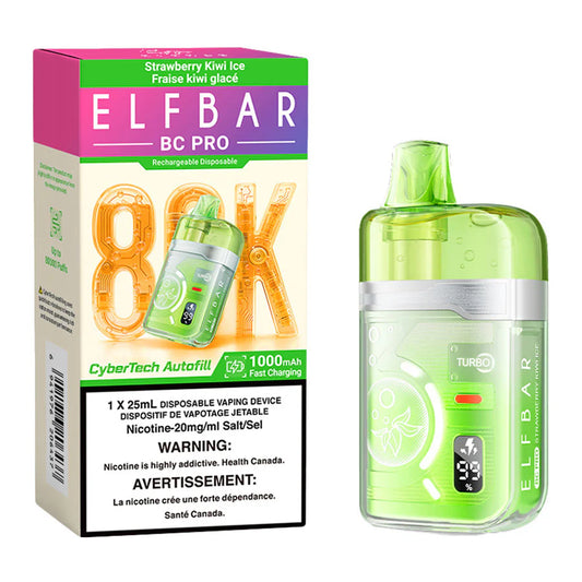 Elf Bar BC Pro 80k Strawberry Kiwi Ice 20mg/mL disposable (Provincial)