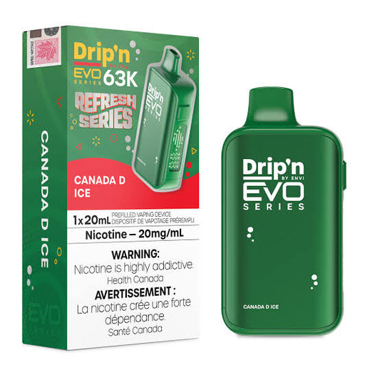 Drip’n EVO 63K Canada D Ice 20mg/ml Disposable (Provincial)