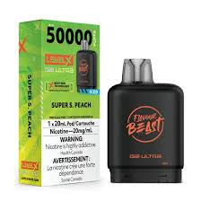 Flavour Beast Level X G2 Ultra Pod 50k Super S. Peach Iced 20mL 20mg/ml (Provincial)