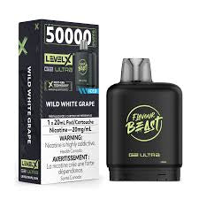 Flavour Beast Level X G2 Ultra Pod 50k Wild White Grape 20mL 20mg/ml (Provincial)