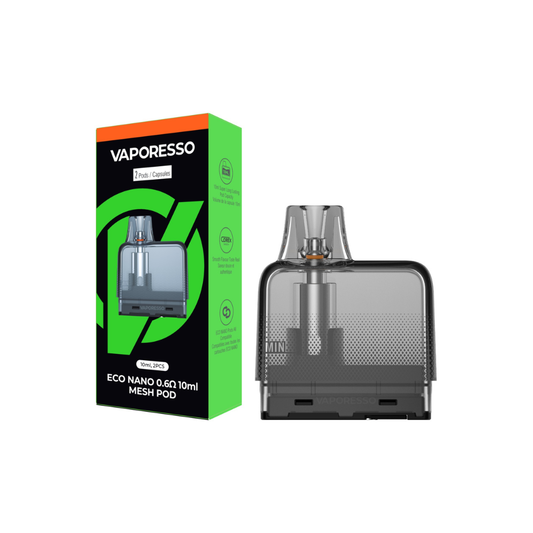 Vaporesso Eco Nano PLUS 0.6 ohm Replacement Mesh Pod (10 ml) 2/pk