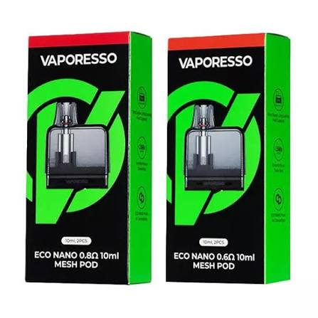 Vaporesso Eco Nano PLUS 0.8 ohm Replacement Mesh Pod (10ml) 2/pk