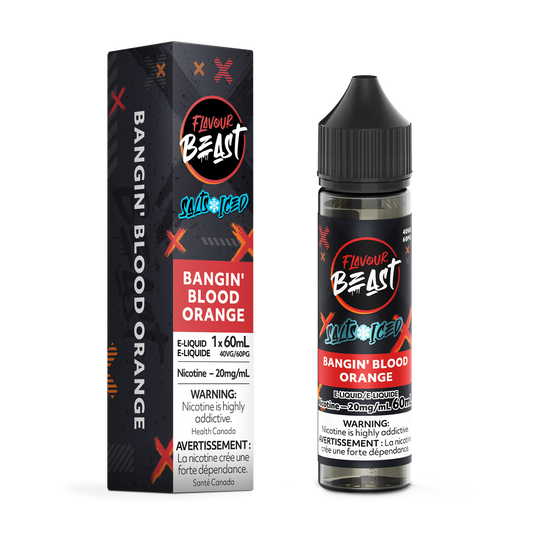 Flavour Beast E-liquid - Bangin’ Blood Orange Iced 20mg/60ml (Provincial)