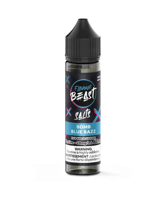 Flavour Beast E-Liquid – Bomb Blue Razz 20mg/60ml (Provincial)