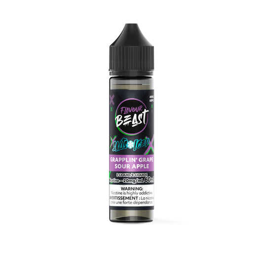 Flavour Beast E-Liquid – Grapplin’ Grape Sour Apple 20mg/60ml (Provincial)