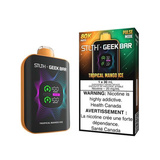 Stlth X Geek Bar 80k Tropical Mango Ice 20mg/mL disposable (Provincial)