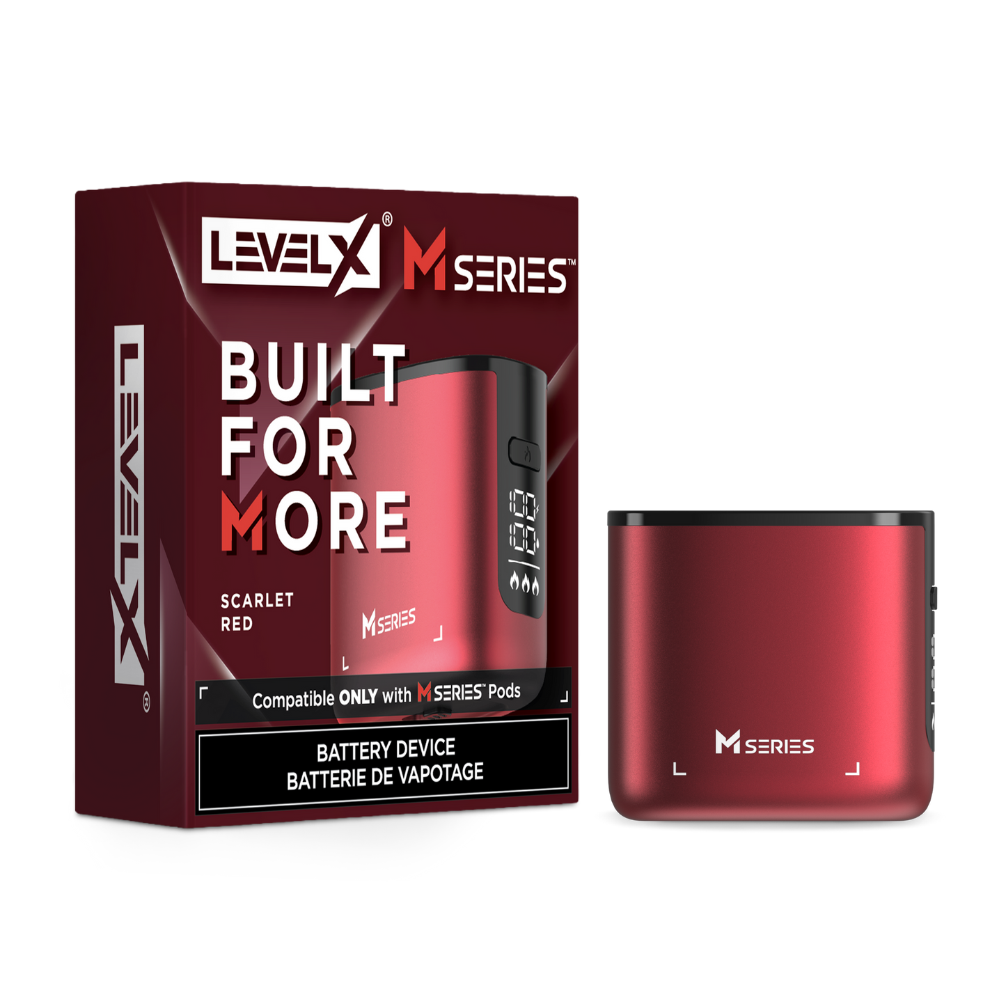 Level X M series device (scarlet red)