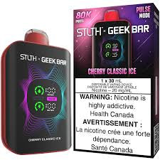 Stlth X Geek Bar 80k Cherry Classic Ice 20mg/mL disposable (Provincial)