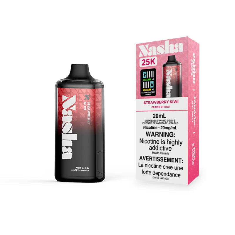 Nasha 25k strawberry Kiwi 20mg/ml Disposable (Provincial)