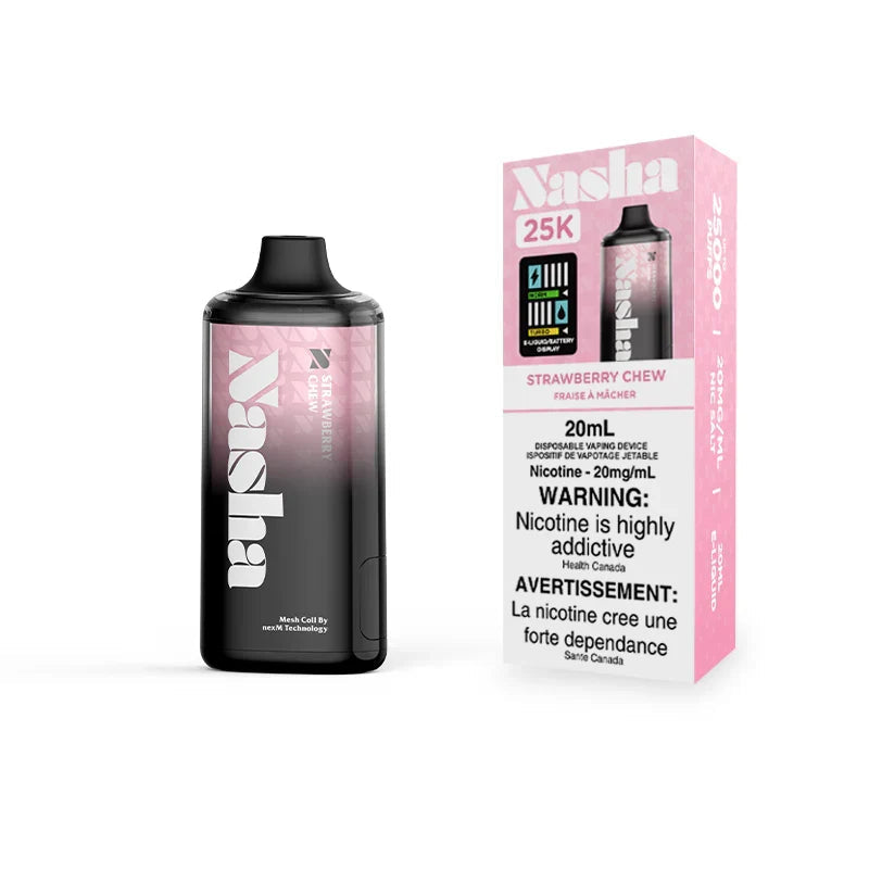 Nasha 25k Strawberry Chew 20mg/ml Disposable (Provincial)