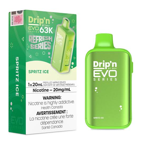 Drip’n EVO 63K Spritz Ice 20mg/ml Disposable (Provincial)