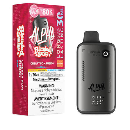 Flavour Beast Alpha Cherry Pom Fusion Iced 80K 20mg/ml disposable (Provincial)