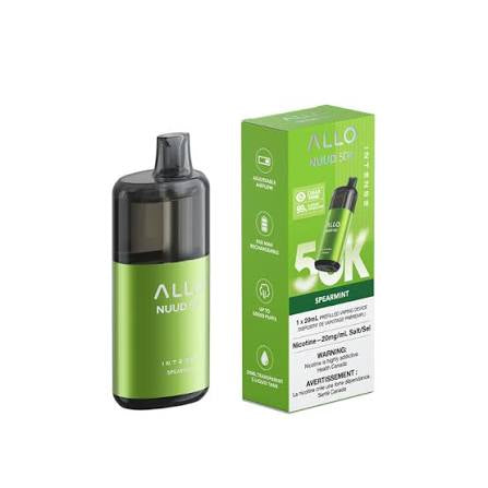 Allo Nuud 50k Spearmint 20mg Disposable(Provincial)
