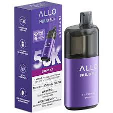 Allo Nuud 50k Grape Ice 20mg Disposable(Provincial)
