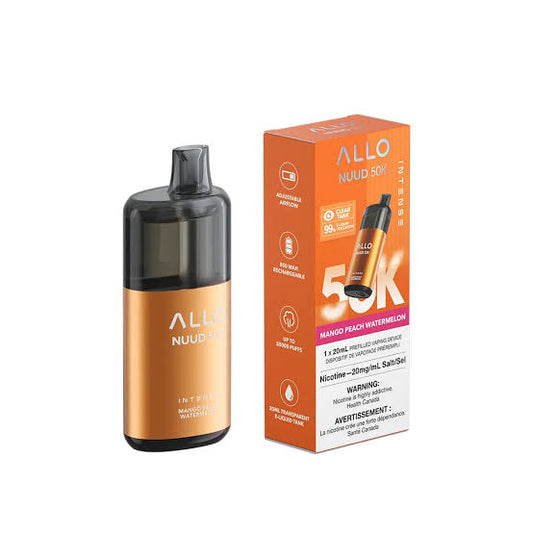 Allo Nuud 50k Mango Peach Watermelon 20mg Disposable(Provincial)