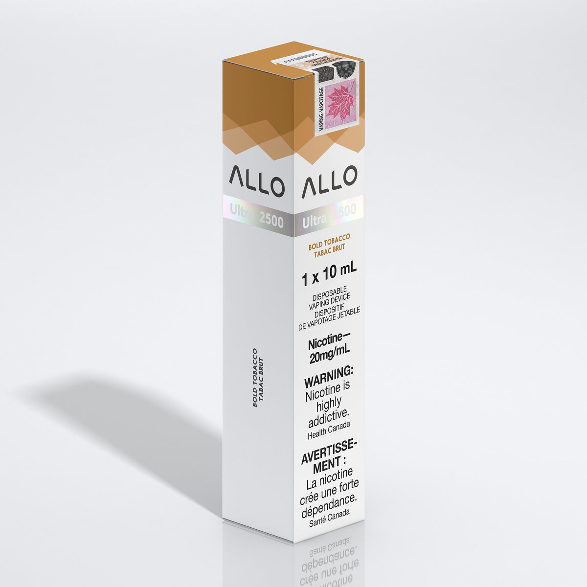 Allo Ultra 2500 Bold Tobacco 20mg/mL Disposable (Provincial)