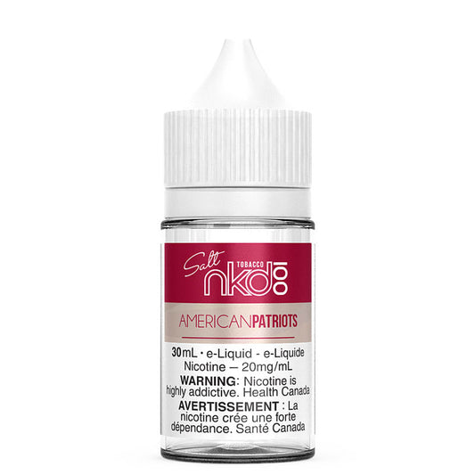 Naked 100 e-liquid American patriots tobacco 12mg 30ml