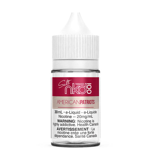 Naked 100 e-liquid american patriots tobacco 3mg 30ml