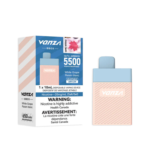 Vanza Box 5500 Puffs White Grape(Provincial )