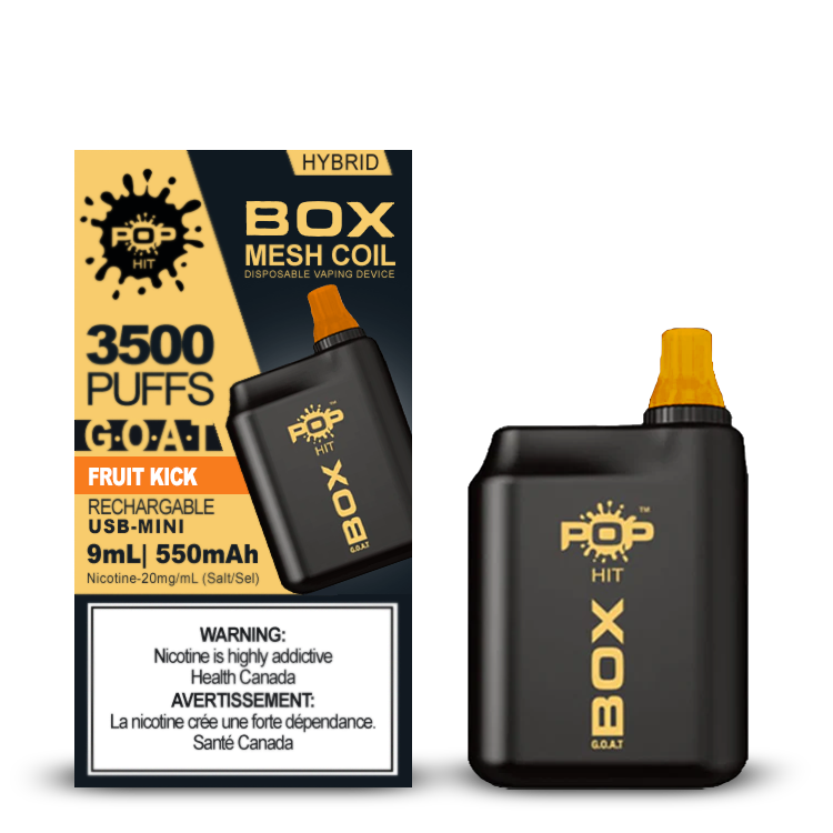 Pop Hit Box Mesh Coil Fruit kick 20mg/ml Disposable