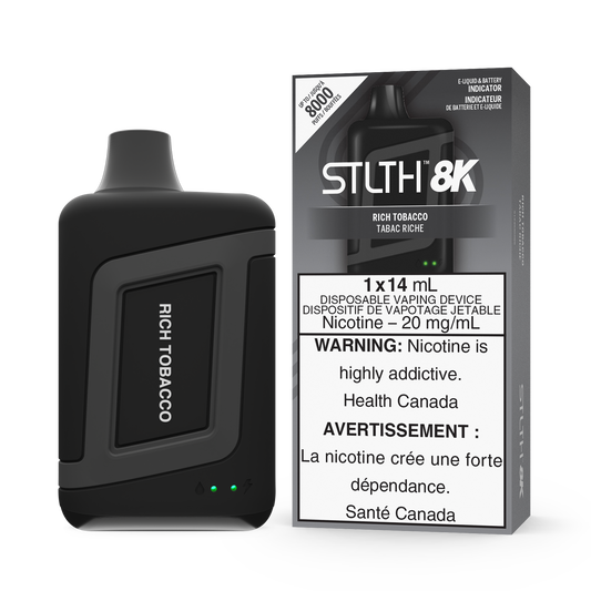 Stlth 8k Rich tobacco 20mg/mL disposable