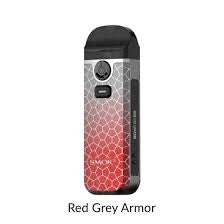 Smok Nord 4 (80w) Kit Red Grey Armor Device