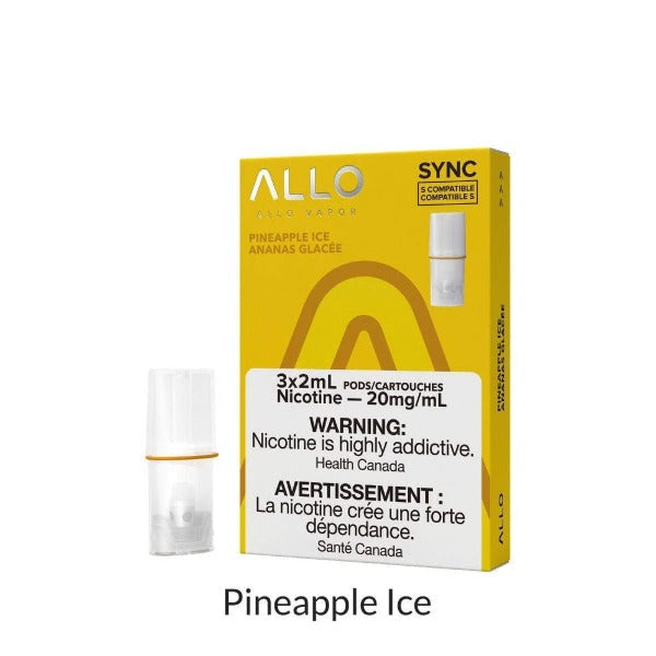 Allo sync pineapple citrus 20mg/mL pods