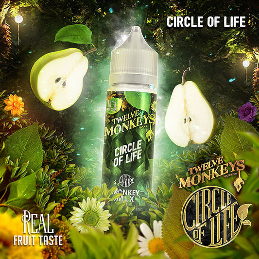 Twelve monkeys circle of life ripe pear 60mL 3mg