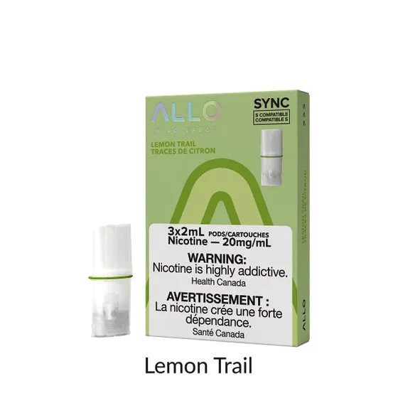 Allo sync lemon trail 20mg/mL pods