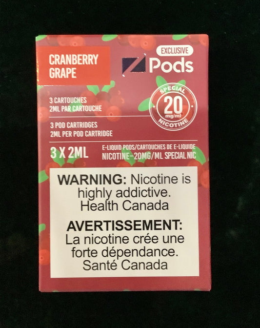 Zpods cranberry grape 20mg