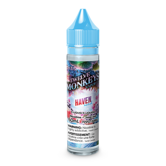 Twelve monkeys ice age haven nicotine free 60mL