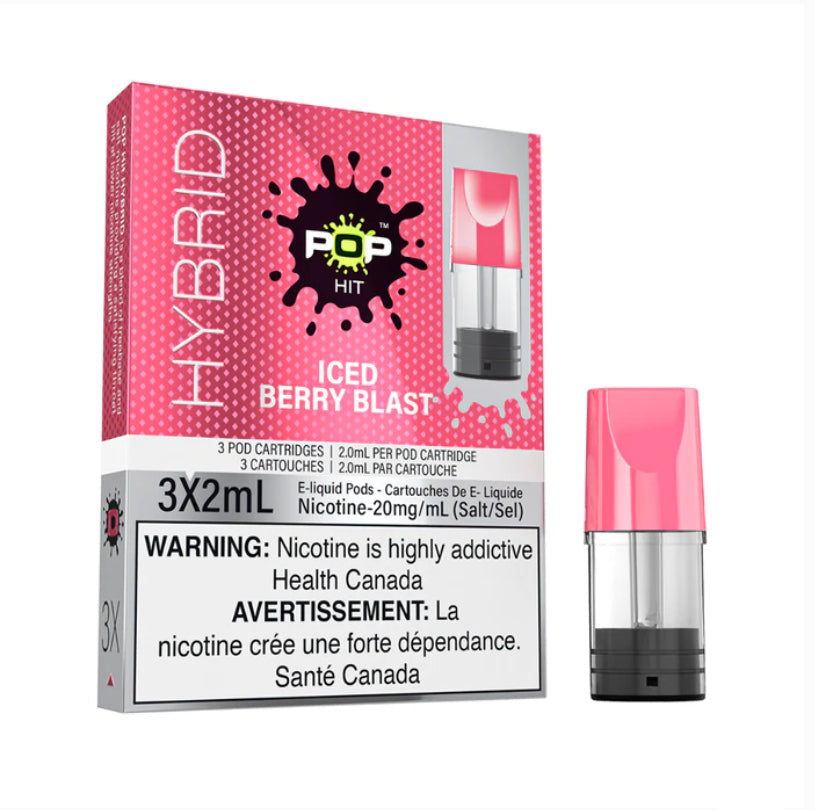 Pop hit iced berry blast pods 20mg