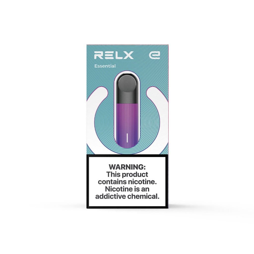 Relx essential vaping neon purple