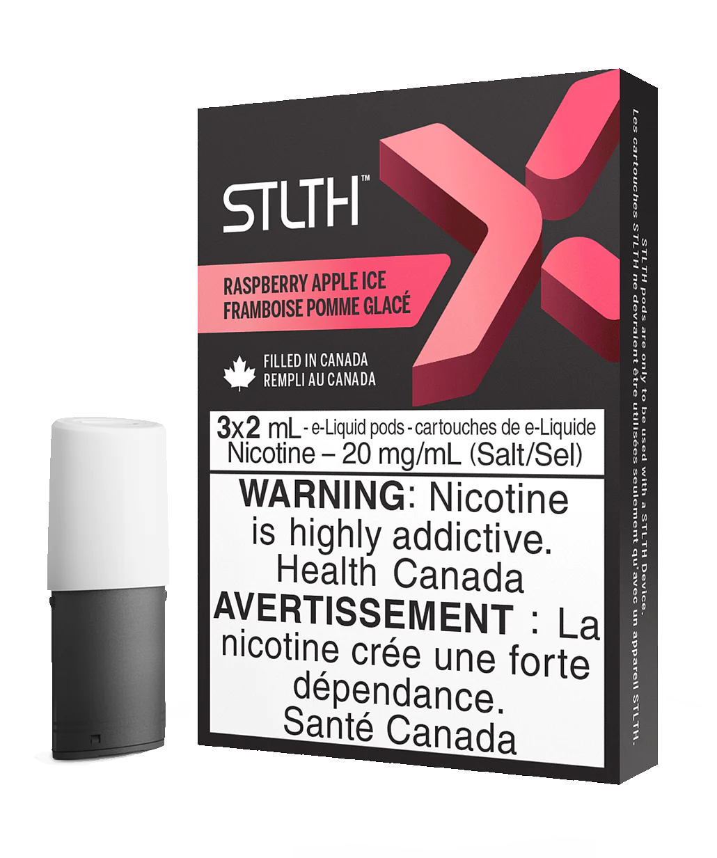 Stlth x pods Raspberry apple ice 20mg