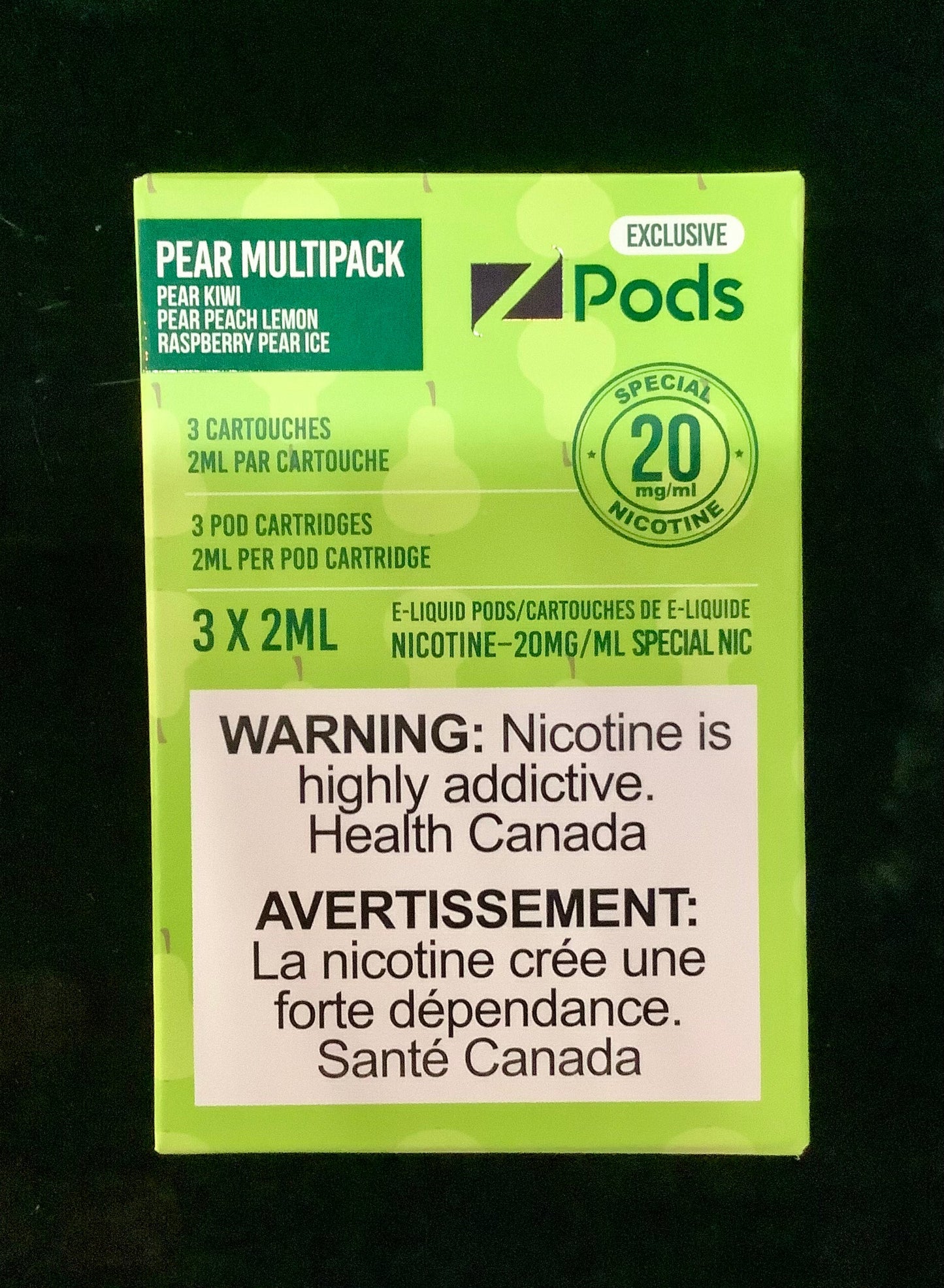 Zpods pear multipack 20mg