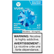 Vuse epod mountain mint 18mg/ml ×2