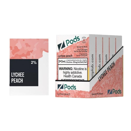 Zpods lychee peach 20mg