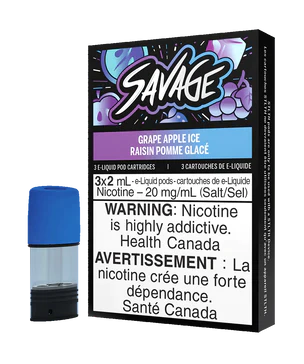 Stlth Savage Grape Apple Ice pods 20mg (Provincial)