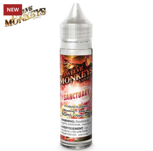 Twelve monkeys sanctuary 3mg/mL 60mL