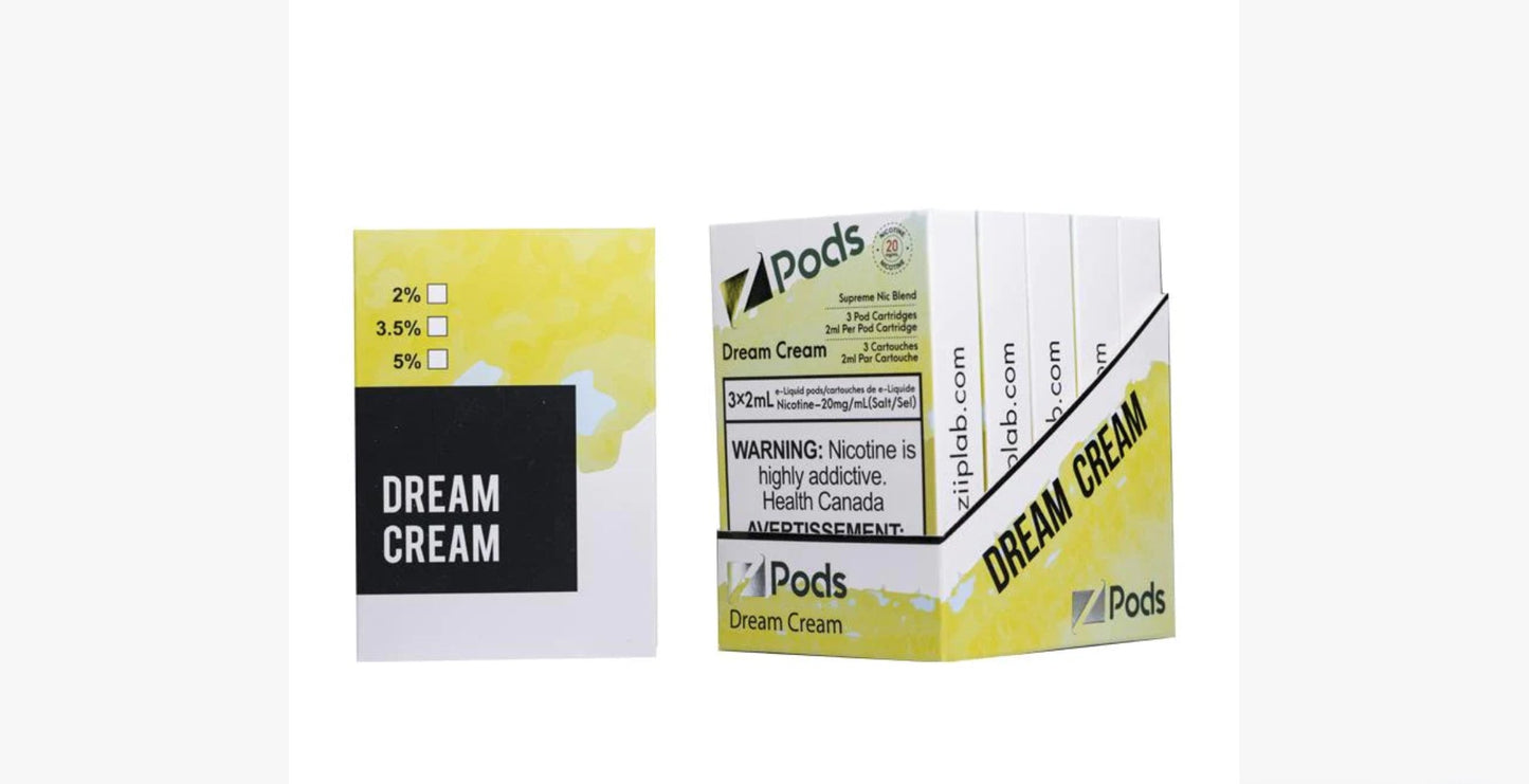 Zpods Cocolicious (dream cream) 20mg