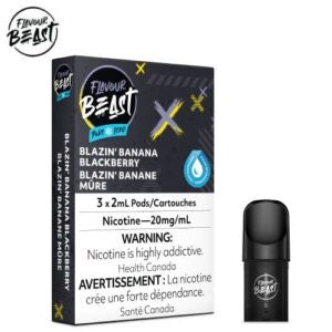 Flavour Beast Blazin Banana Blackberry Ice Pods( Provincial)