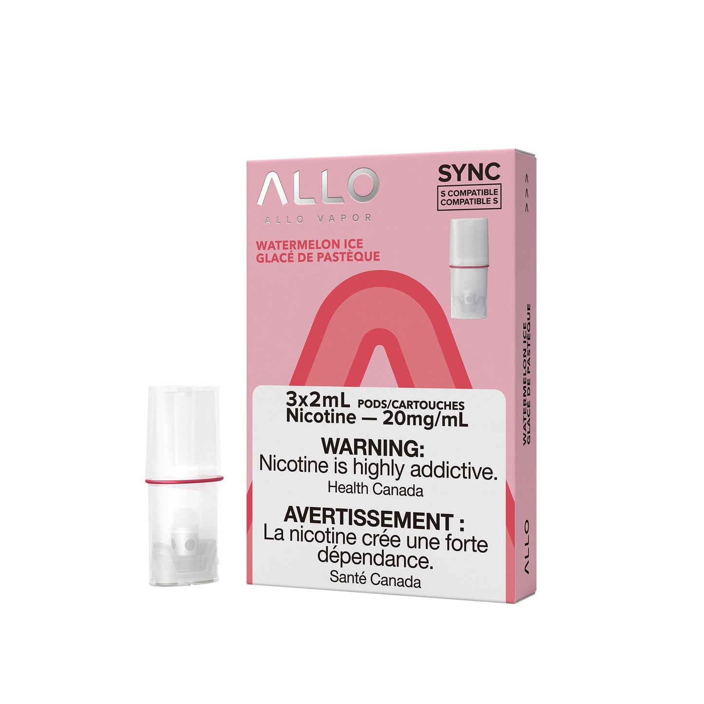 Allo sync watermelon ice 20mg/mL( Provincial)